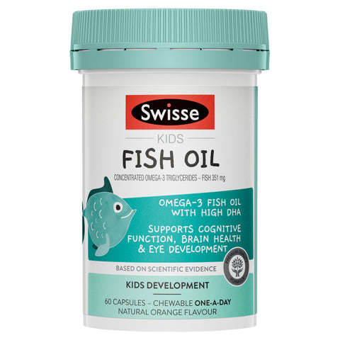 SWISSE Kids Fish Oil 60capsules