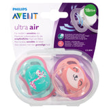 Avent Ultra Air BPA Free Soother 18m+ 2 Pack