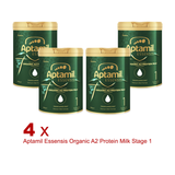 4 X Aptamil Essensis Organic A2 Protein Milk Stage 1 Premium Infant Formula From Birth to 6 Months 900g