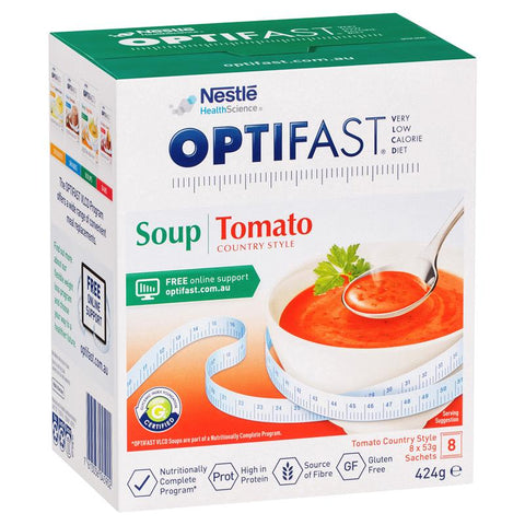 Optifast VLCD Soup Tomato Flavour 53g X 8 Sachets