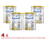 4 x Aptamil Profutura 2 Premium Baby Follow-On Formula From 6-12 Months 900g