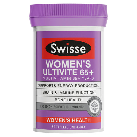 Swisse Women's Ultivite 65+ multivitamin 60 tablets