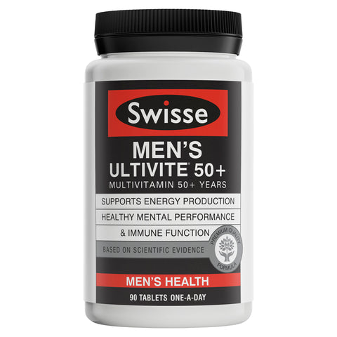 Swisse Men's Ultivite 50+ multivitamin 90 tablets