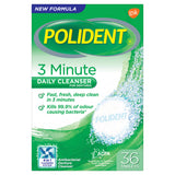 Polident Denture Cleanser 3 Minute Daily Tablets 36 Pack