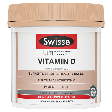 Swisse Ultiboost Vitamin D 400 capsules