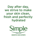 Simple Facial Wipes Cleansing Twin Pack 50 Wipes