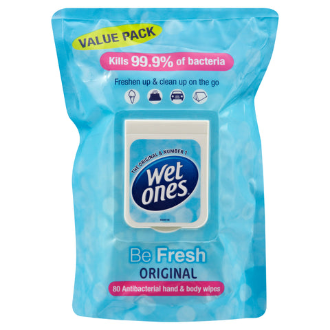 Wet Ones Be Fresh Value 80 Pack