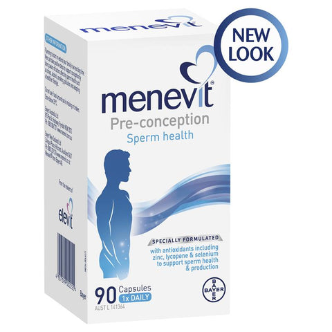 Menevit Pre-Conception Sperm Health 90 Capsules (90 days)