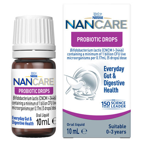 Nestle Nan Care Probiotic Drops For Everyday Gut & Digestive Health 10mL